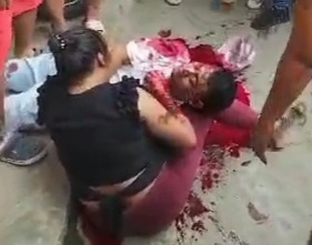 Young man shoot by sicario died in his mother arms 