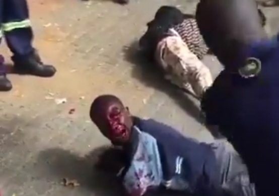 They tried robbing construction workers