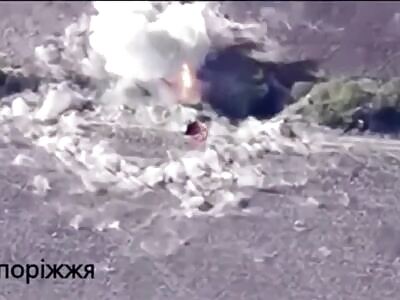 M142 HIMARS strike on russian piggers