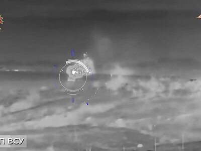 Ukrop Tank Burned METIS ATGM System. 