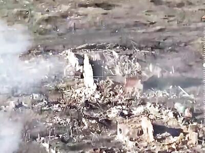 Ukrpps Hiding In Rat Holes Smoked Out By FPV's