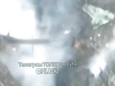 Ukrop can't stand the impact of an FPV drone 