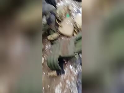 Dead Ukrops In Captured Postion