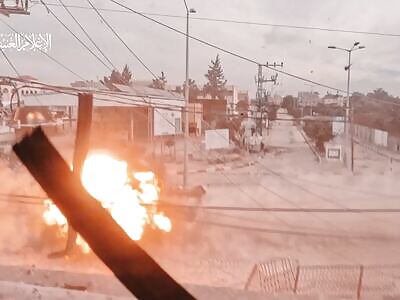 Hamas Uses RPGs Against Advancing IDF Infantry And Vehicles 