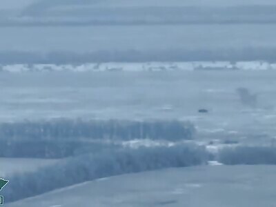 Ukrop Leapord Tank Struck And Abandoned By Crew 