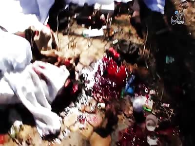 Footage of the Massacre Committed by Russian Aircraft in One of Raqqahâ€™s Most Congested Streets