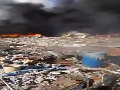 Syrian Regime AF Conducted Massacre On Refugee Camp Kills Over 50