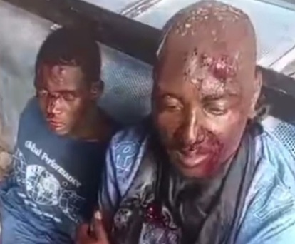 Two Haitian gang member humiliated by rivals  