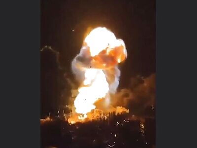 Epic destruction of another Russian warship