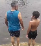 Dudes Too Big to Dive Head First... Dies Instantly. 