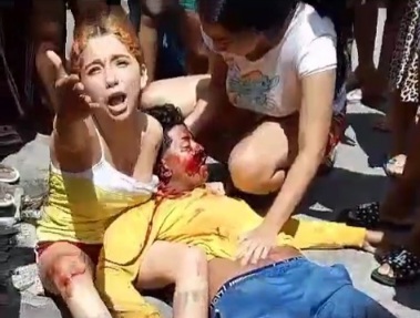 Young man gets a fatally headshot from sicario 