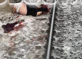 Russian woman commit suicide by jumping under train 