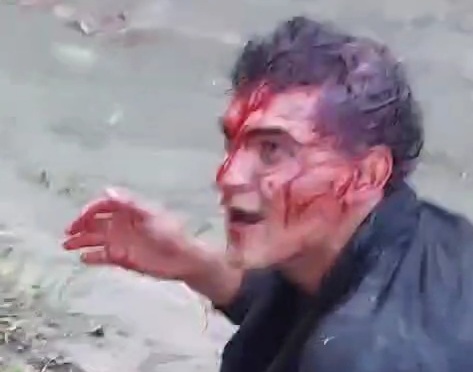 Colombian Street Justice. Bike Thief Beaten in Public 