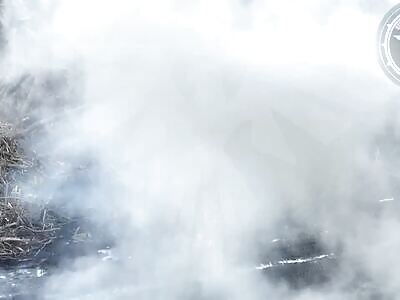 Invaders hiding in neutralized vehicle are fried