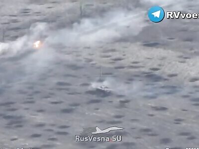 BMD-4 Hammers Ukrop Postions During Assault 