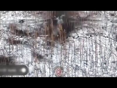 Beautiful destruction of a Russian tank