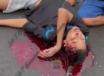 Last gasps of air after deadly motorcycle crash 