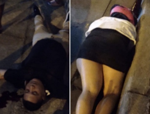 Venezuelan couple executed by sicario on motorcycle 