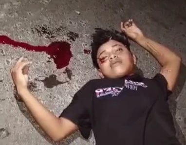 Young man executed by a hitman 