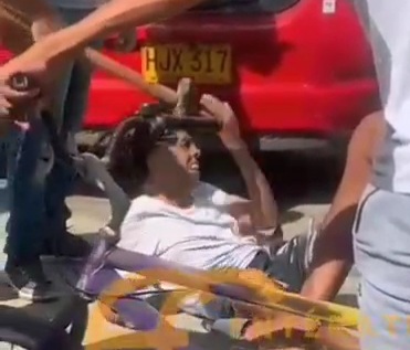 Sledgehammer to the face for trying to steal motorcycle 