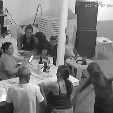 Psycho Suddenly Stabs A Woman From Behind