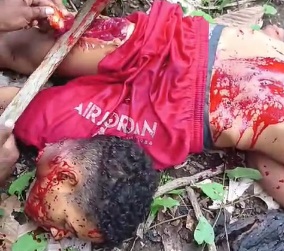 Gang member Executed and Dismembered by Machete.