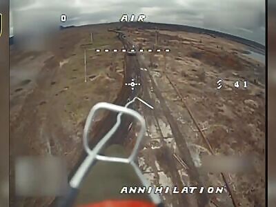 Another Russian tank turned into scrap