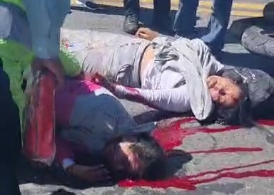 Horrific motorcycle accident leave two women severely injured 