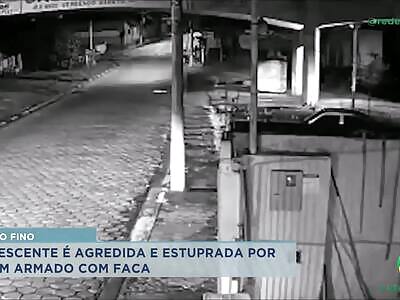 Man assaults teenage girl with knife.