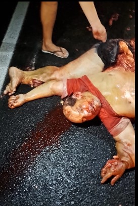 Brazilian Became a Pancake on highway 101 in Brazil