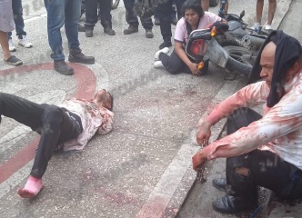 Sicario fail to kill his target tied up and punished hard 