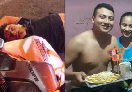 Young motorcyclist crashed dead 