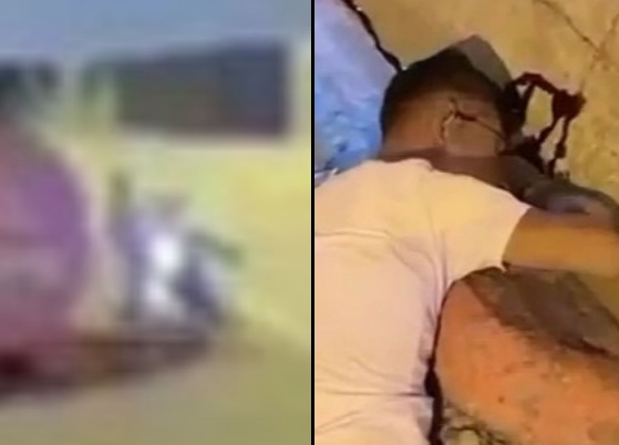 [ACCIDENT AND AFTERMATH] FATAL MOTORCYCLE ACCIDENT 