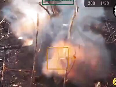 Russian occupier was blown to pieces