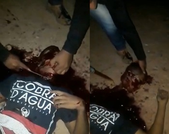 Trafffickes Behead Dying Rival With A SharpKnife