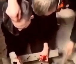 Hands Nailed in Piece of Wood and Tortured by Debt Collector