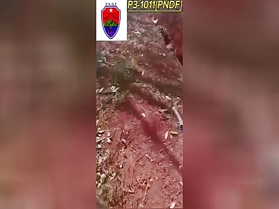 Myanmar soilders dying in trenches 