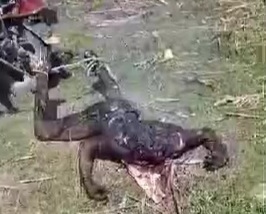 HUMAN BARBECUE TIME IN HAITI 