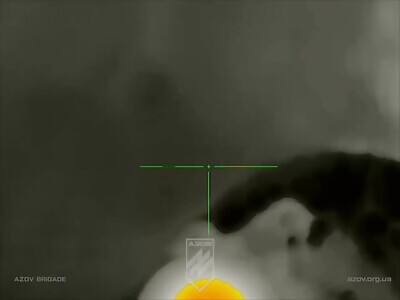 Russian soldier lost his head 