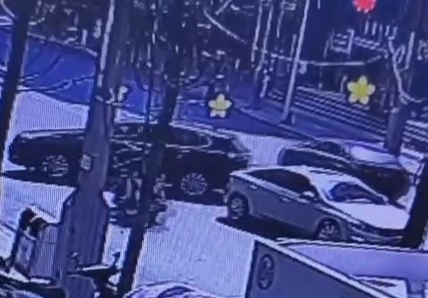 Speeding Motorcyclist crashed hard into car