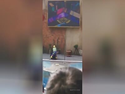 Bear Attacks Handler During Chinese Circus Performance