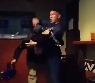 Drunk man stabbed by bottle glass during fight in local bar 