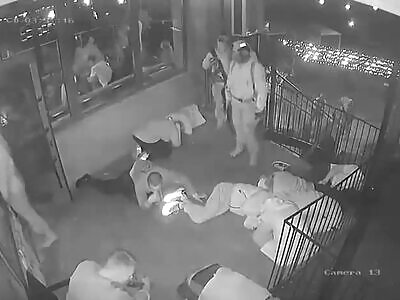 Russian soldiers beat up Crimeans