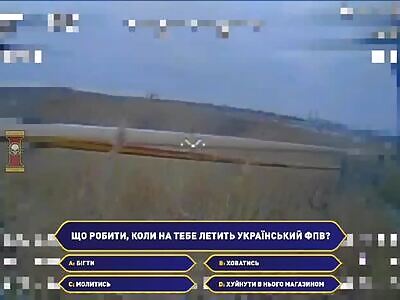 Orc hits a FPV at close range...guess what happened 