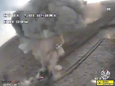 Beautiful destruction of an orc vehicle