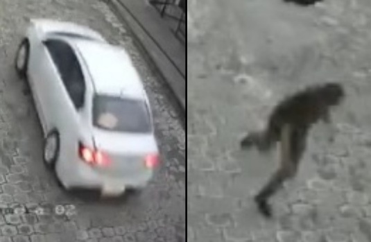 Kidnapped man managed to escape from the moving car trunk ar trun