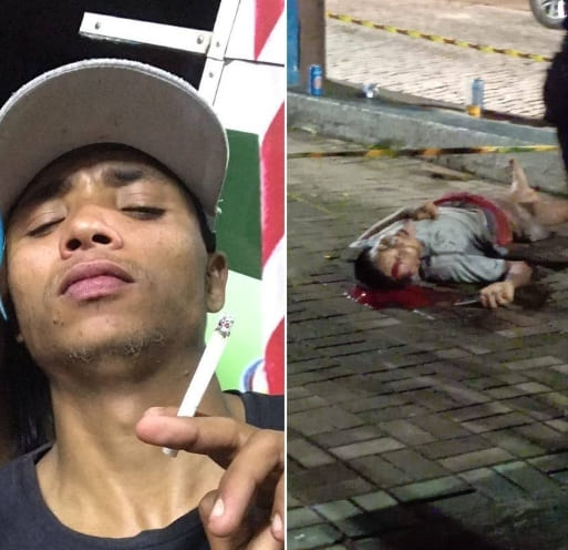 Young Man Executed At A Bus Stop (CCTV + Aftermath)