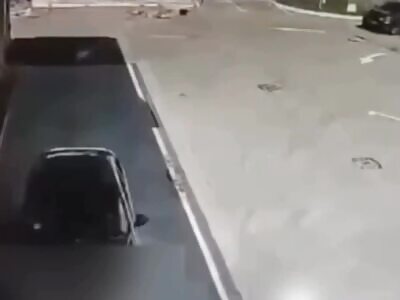 Driver lost control and crashed into gas station