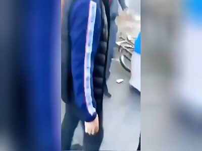 Boy was beaten and his bicycle was taken away