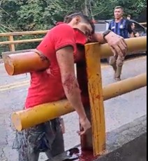 Man impailed on guard rail and another dead after accident.